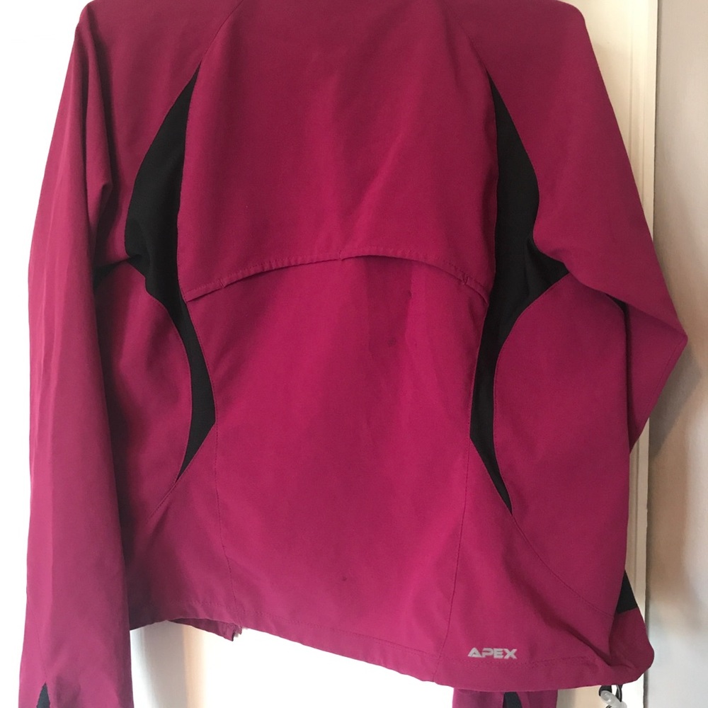 North Face thin athletic jacket with thumb holes